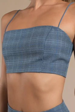Tobi Plaid All Around Crop Top -
