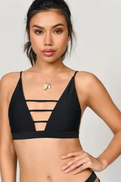 Tobi Power Of Love Cutout Bikini Top - Nude