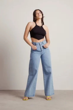 Tobi Priestess Crop Top - White