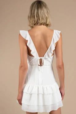 Tobi Queen B Ruffle Skater Dress