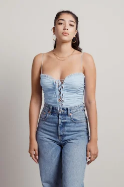 Tobi Rae Lace Up Bodysuit -