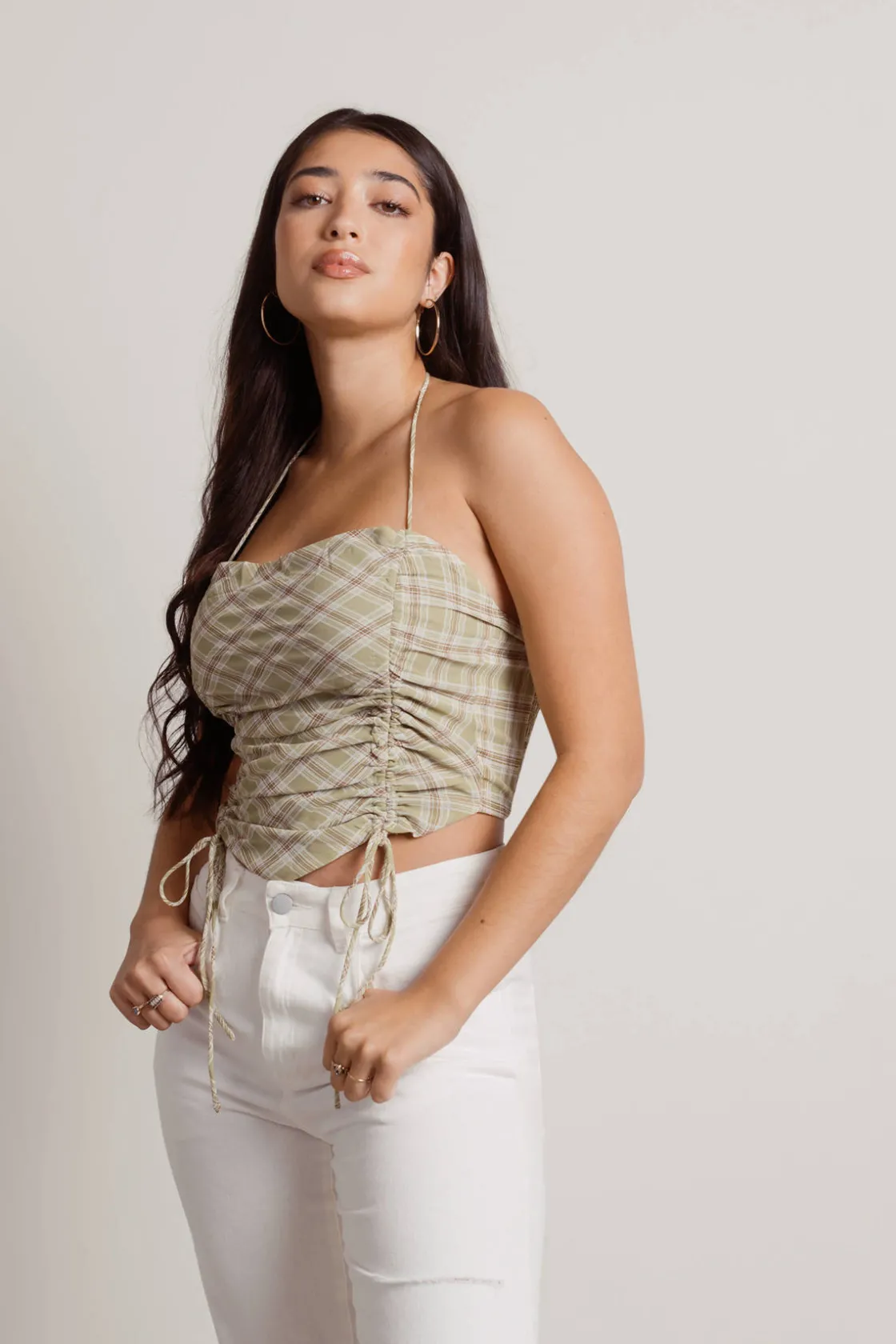 Tobi Ramie Crop Top -