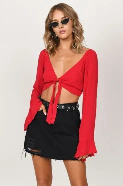 Tobi Raven Crop Top -