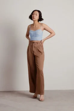 Tobi Reaching Too Much Crop Top - Buff