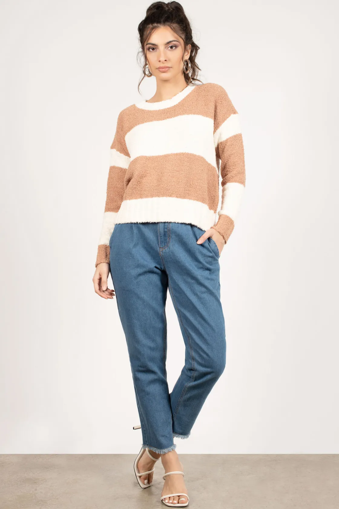 Tobi Ready Or Not Stripe Sweater -