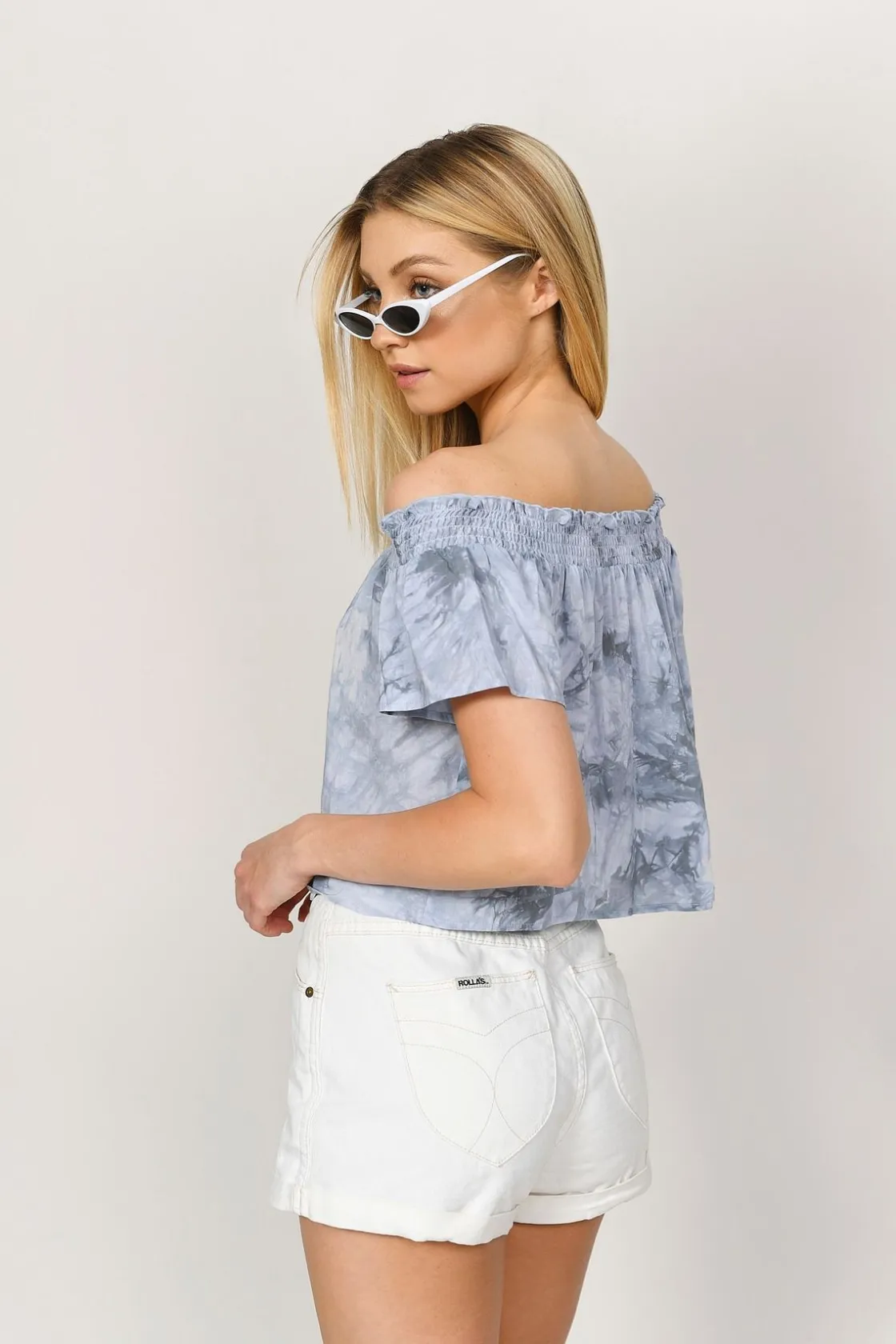 Tobi Rebecca Tie Dye Top - Mauve
