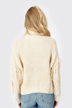 Tobi Return To Sender Cropped Sweater - Wine