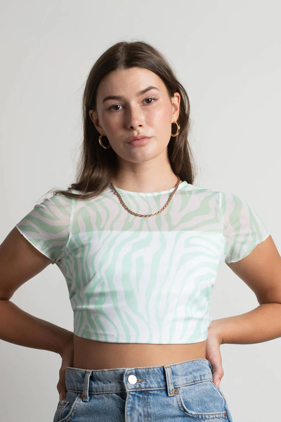 Tobi Ride Along Crop Top -