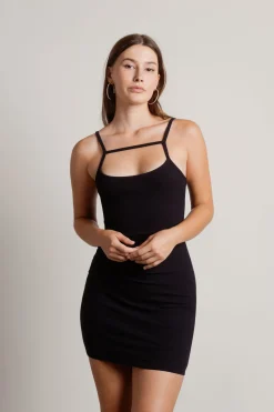 Tobi Ride It Out Cutout Bodycon Mini Dress -
