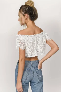 Tobi Riley Crop Top - Red