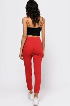 Tobi Ring Me Around Jogger Pants - Red