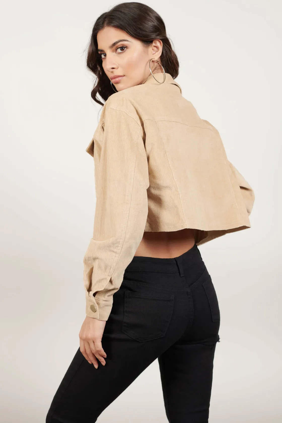 Tobi Ring The Alarm Corduroy Jacket - Black