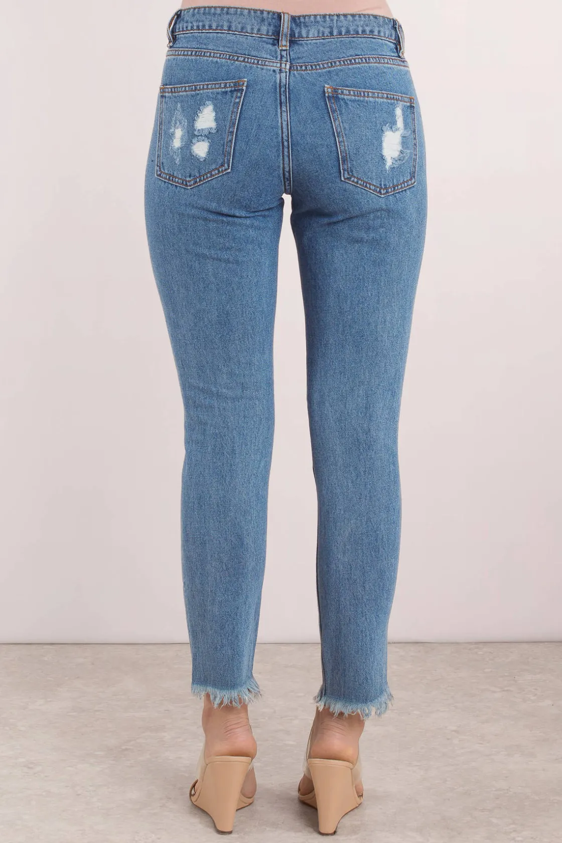 Tobi Rip To Shreds Distressed Jeans -