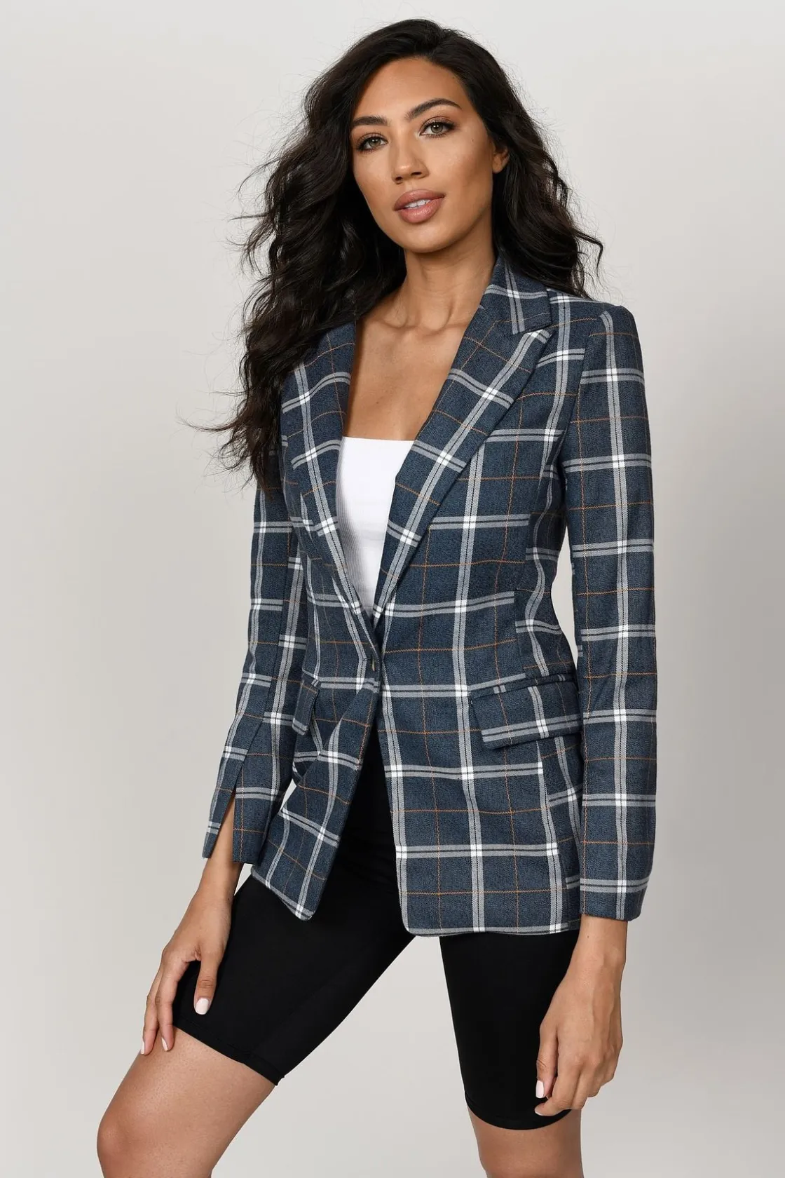Tobi Robbie Plaid Blazer -