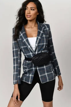 Tobi Robbie Plaid Blazer -