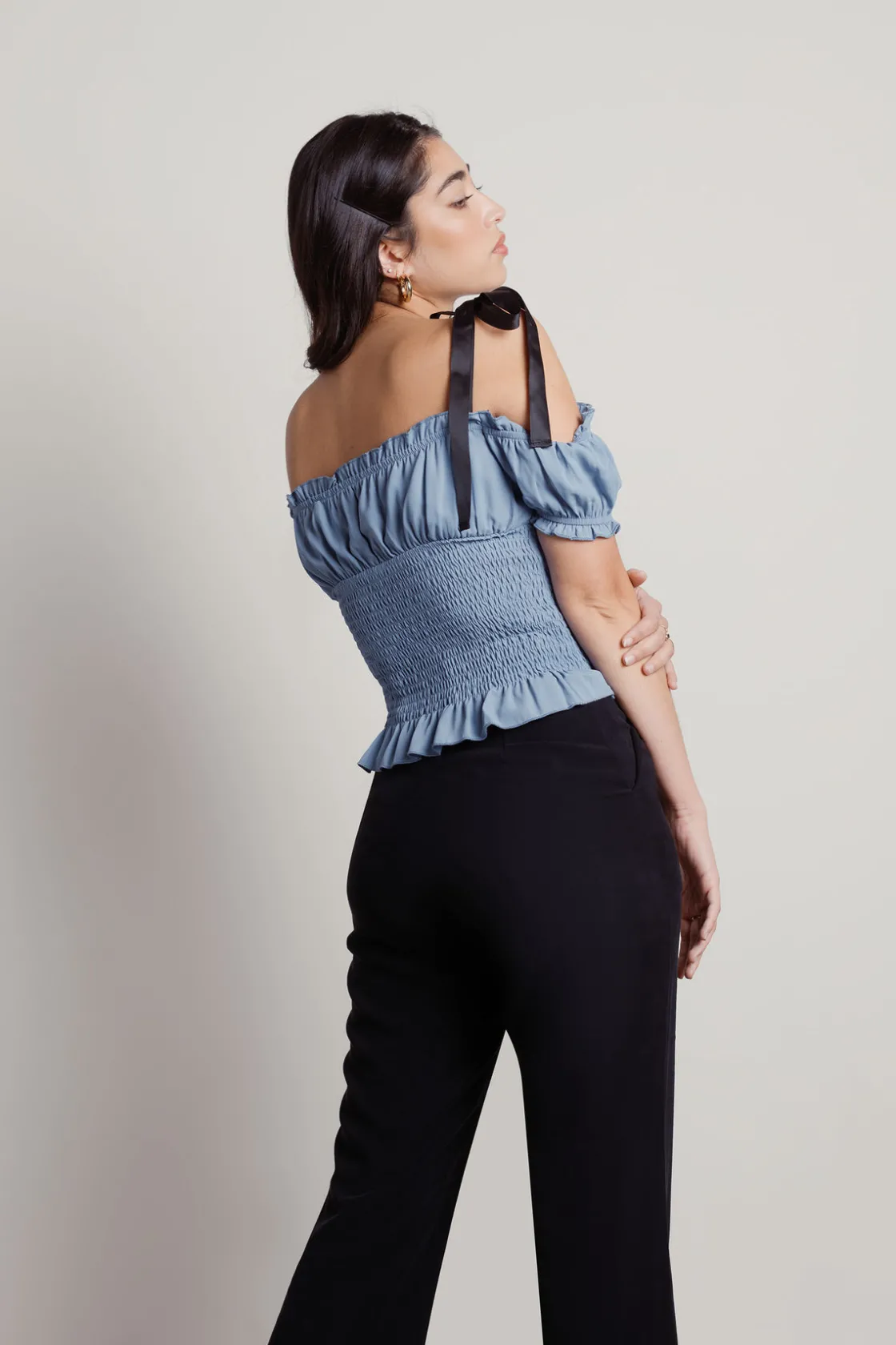 Tobi Romantics Smocked Top -