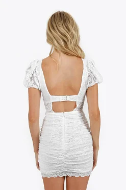 Tobi Ronda Lace Corset Mini Dress -