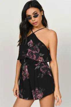 Tobi Rose To Fame Floral Romper -