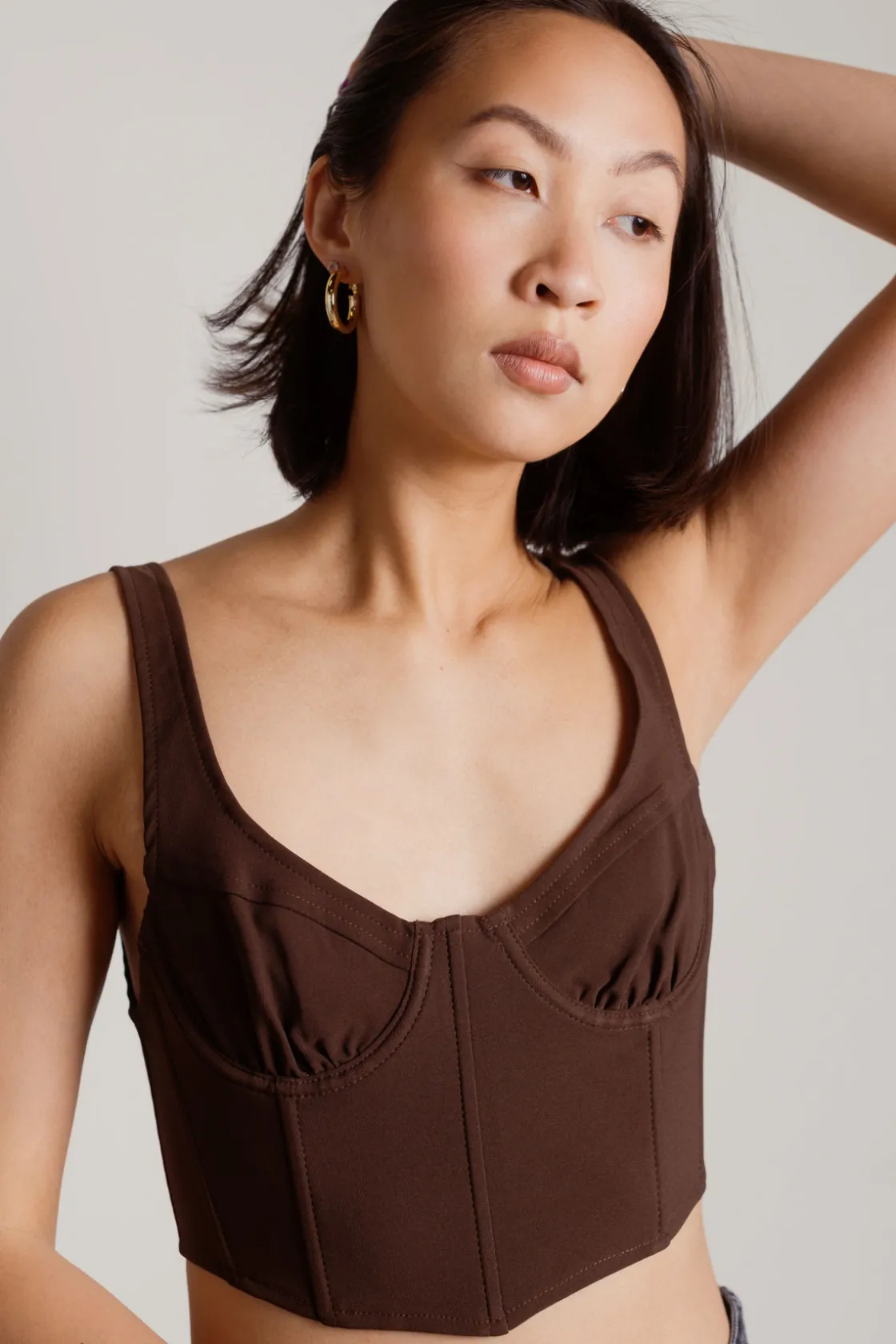 Tobi Rowen Corset Top - Black
