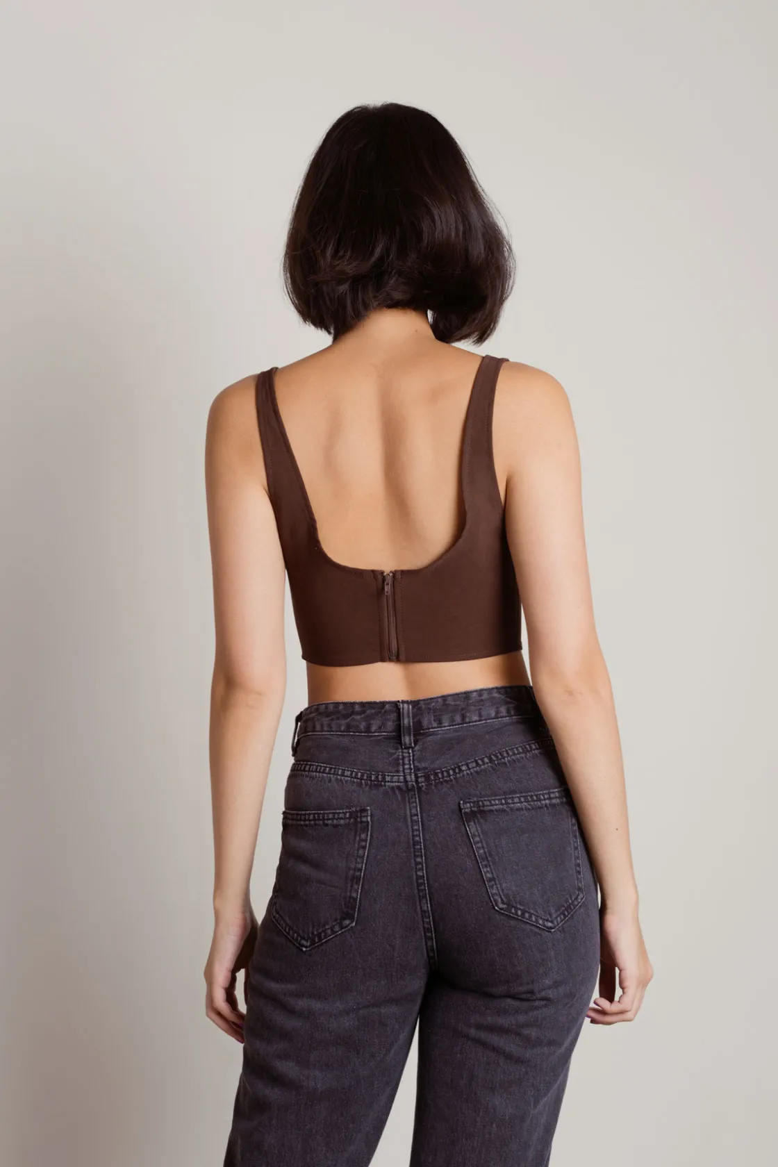 Tobi Rowen Corset Top - Black
