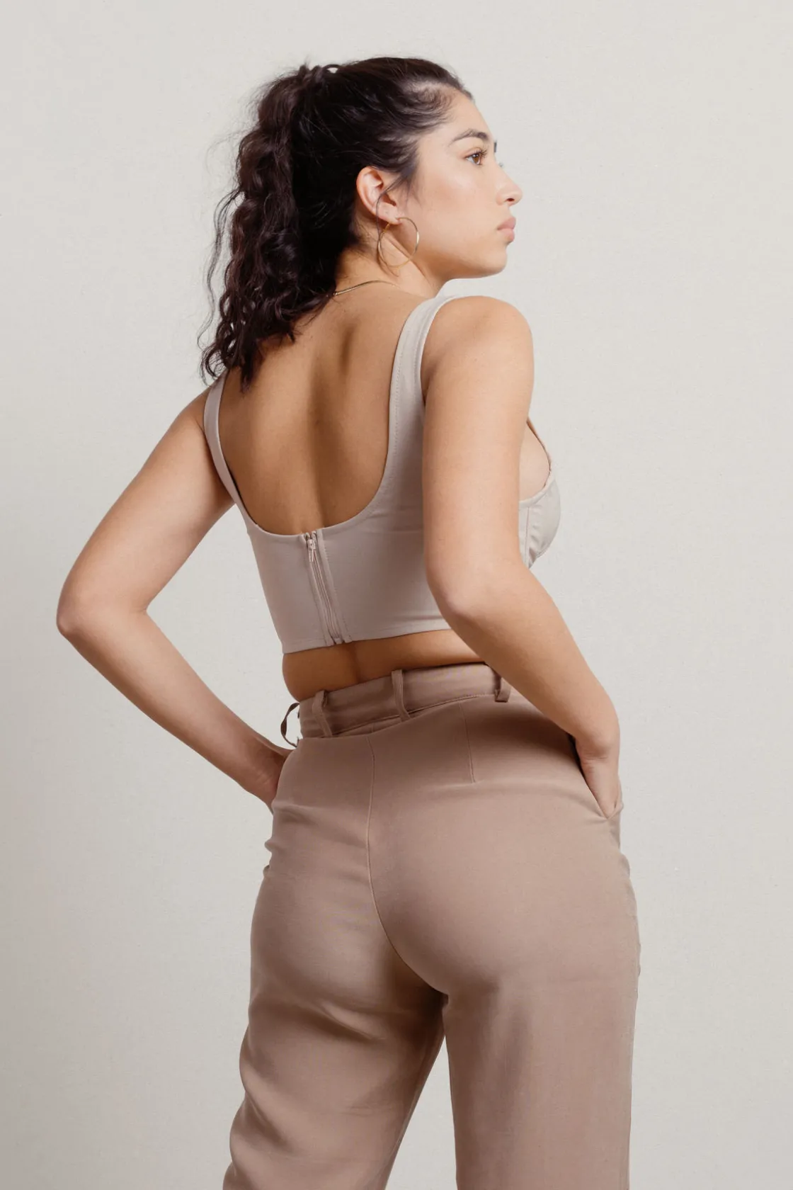 Tobi Rowen Corset Top - Black