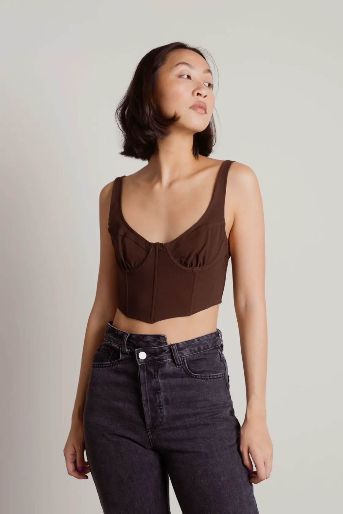 Tobi Rowen Corset Top - Black