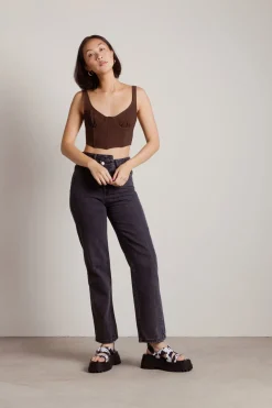 Tobi Rowen Corset Top - Black