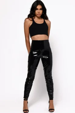 Tobi Roxy Patent Leather Leggings -