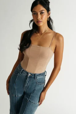 Tobi Rules Of Fair Play Corset Bodysuit -