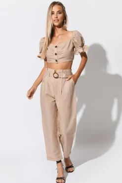Tobi Rumi Hailey Paperbag Pants -