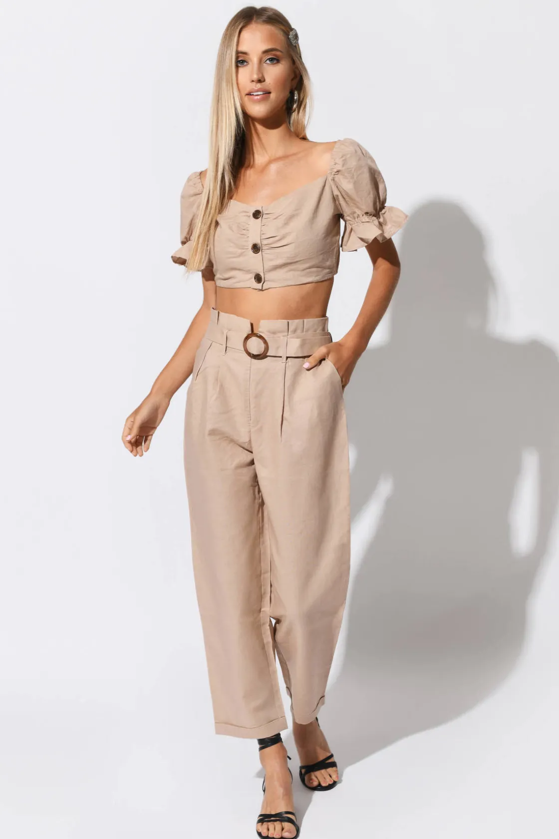 Tobi Rumi Hailey Paperbag Pants -