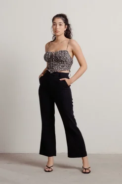 Tobi Sahana Crop Top - Burgundy