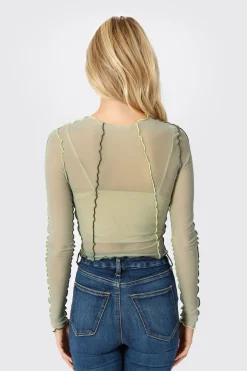Tobi Saint Crop Top - Blue
