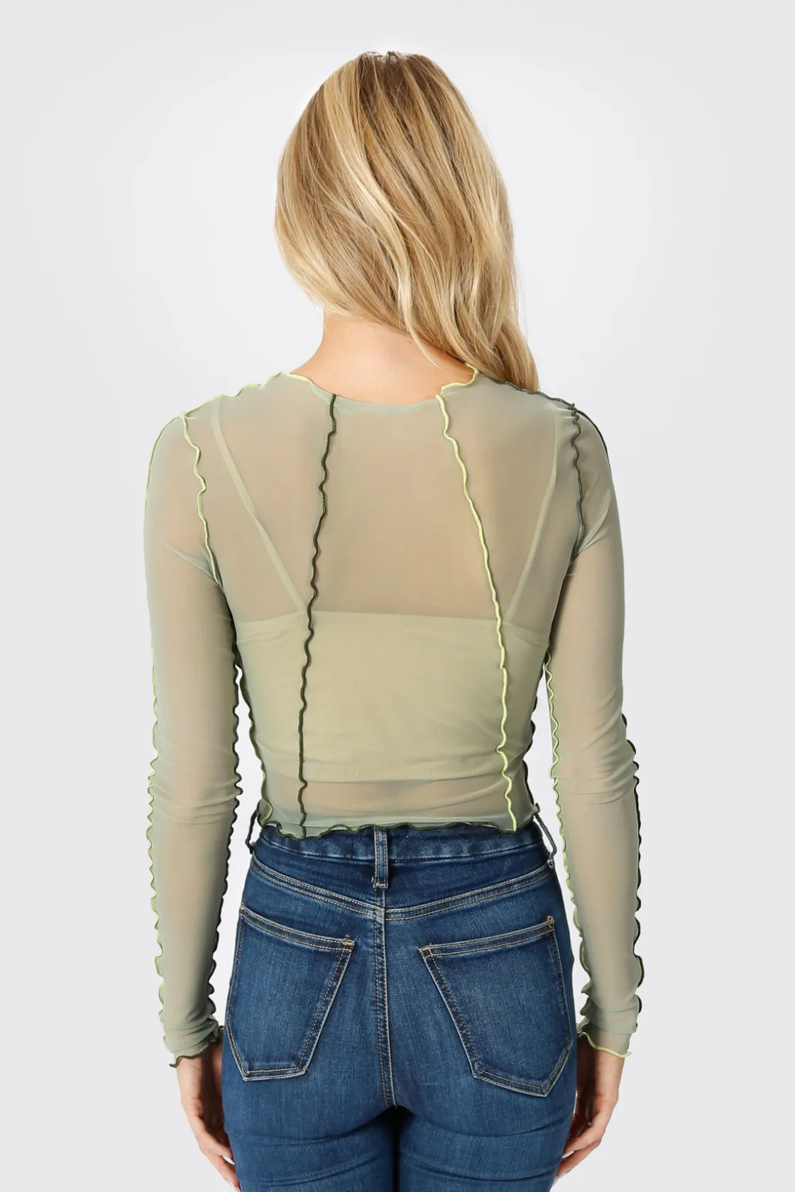 Tobi Saint Crop Top - Blue