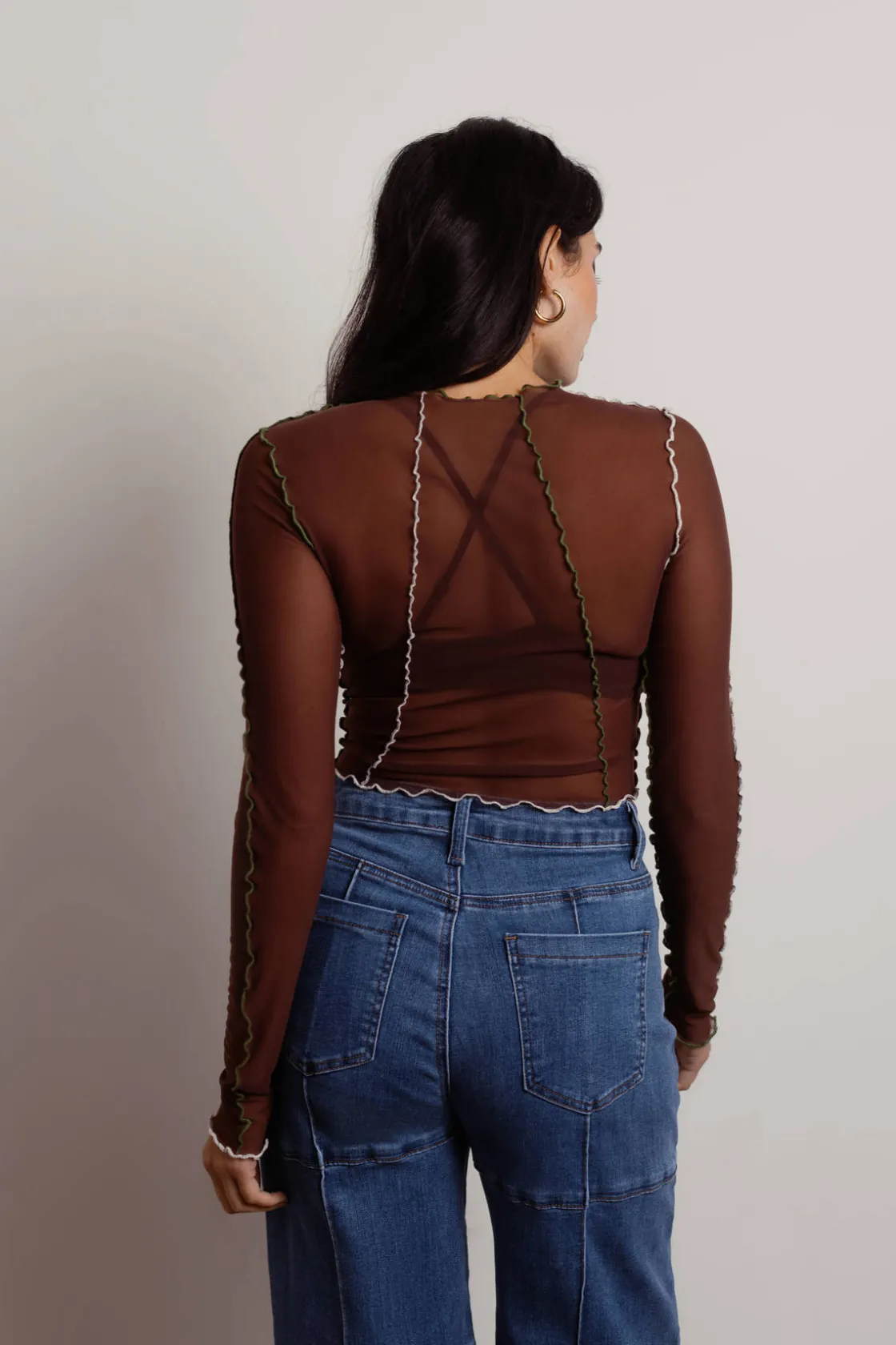 Tobi Saint Crop Top - Blue