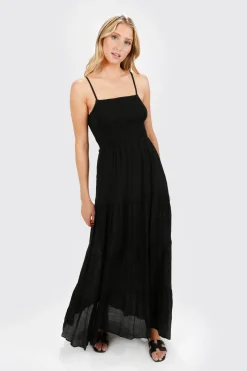 Tobi Saoirse Smocked Cami Maxi Dress -