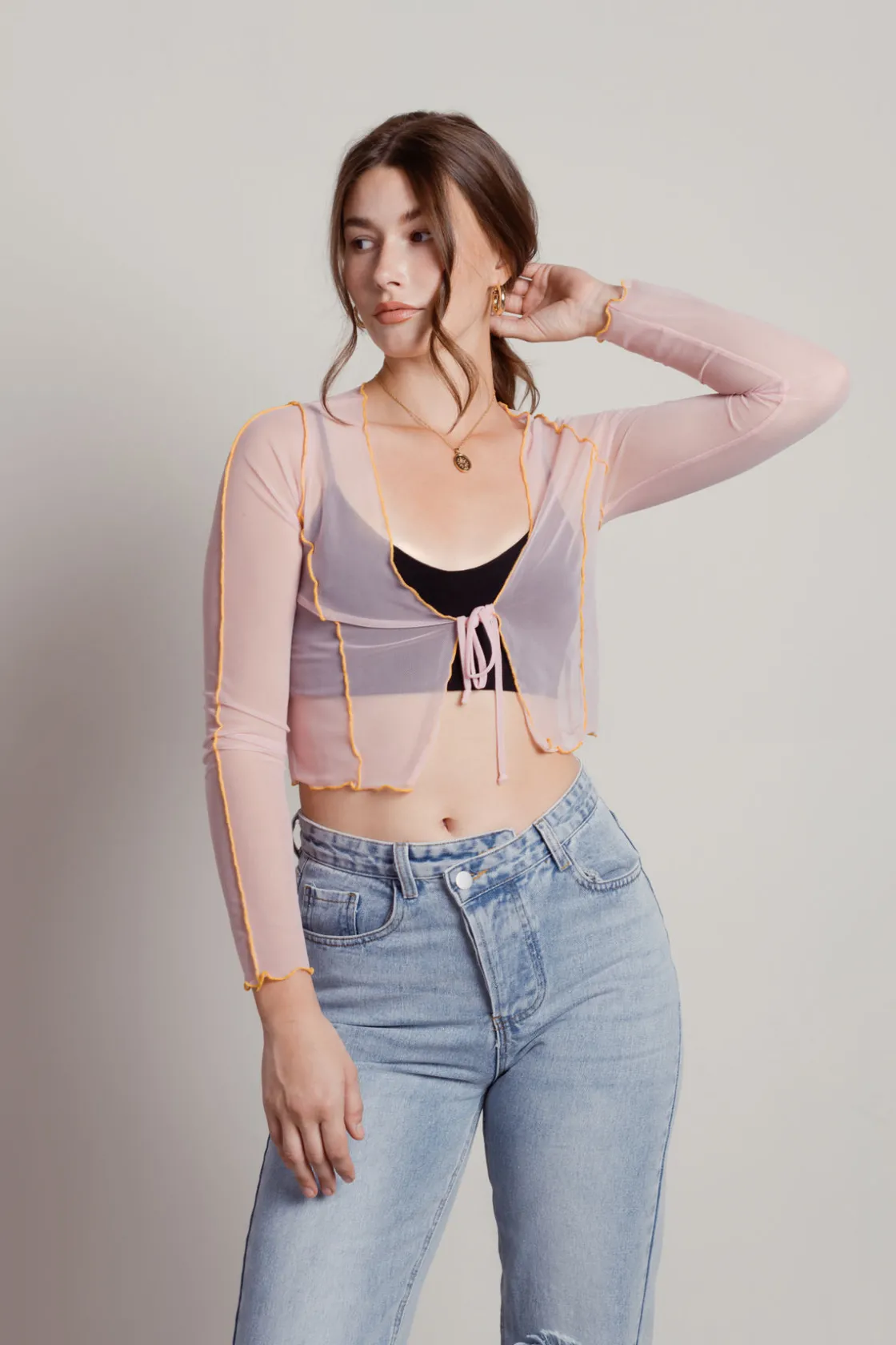Tobi See It All Mesh Cover Up -