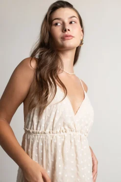 Tobi See The Sun Embroidered Floral Tiered Mini Dress -