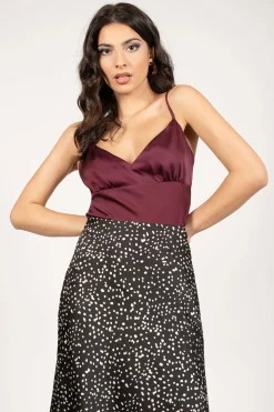 Tobi Semi Sweet Satin Blouse -
