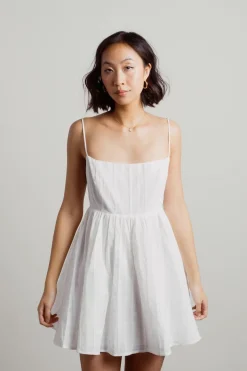 Tobi Serenne Babydoll Mini Dress