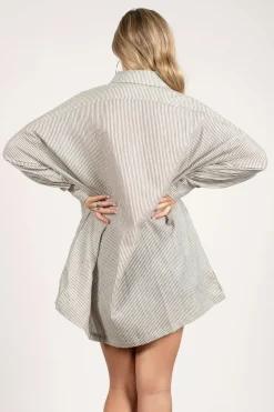 Tobi Shae Striped Tunic Top -