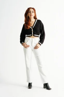 Tobi Shane Knit Cardigan - Black