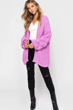 Tobi Shannon Oversized Cardigan - Pink