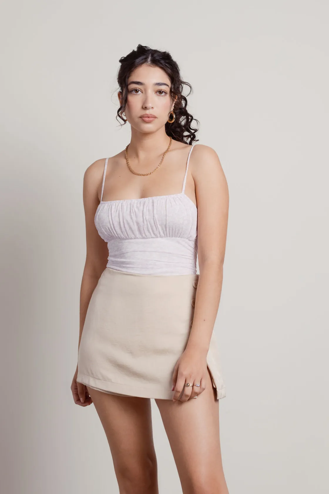 Tobi She Knows Floral Bodysuit - Sage