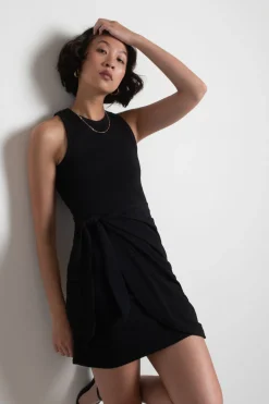 Tobi Sherri Knit Wrap Bodycon Dress