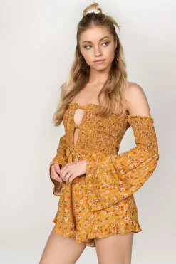 Tobi Shine On Me Floral Romper -