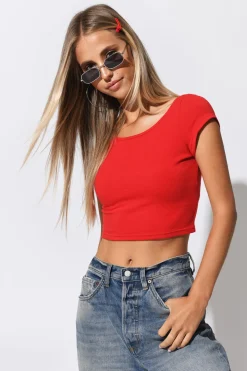 Tobi Short And Scoop Crop Top -