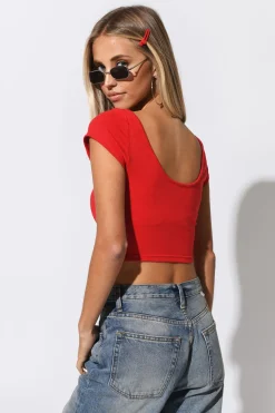 Tobi Short And Scoop Crop Top -