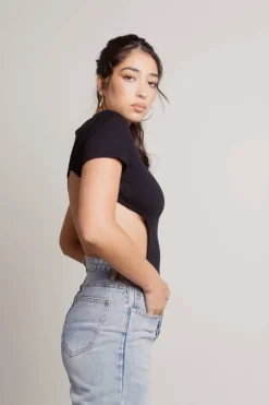 Tobi Showing Off Backless Bodysuit -