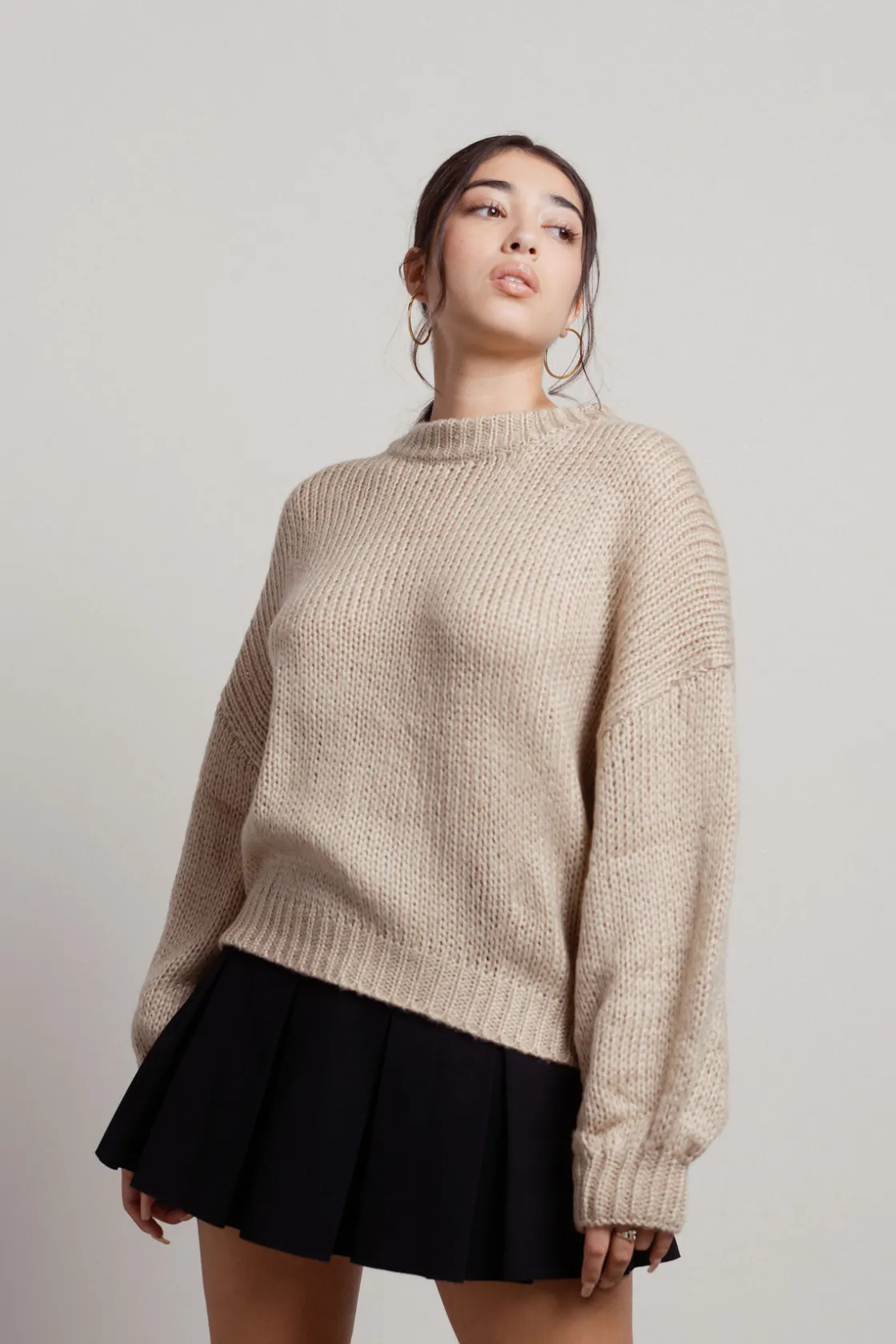 Tobi Simple Days Crew Neck Sweater -